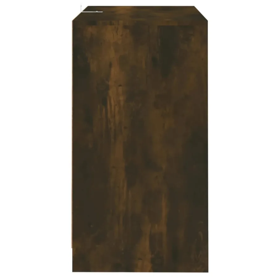 Buffet Chêne fumé 70x41x75 cm Bois d'ingénierie - 4