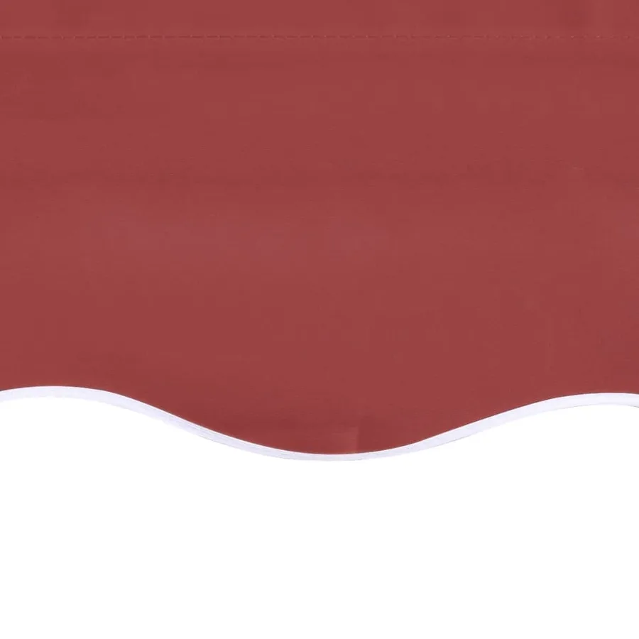 Tissu de remplacement pour auvent bordeaux rouge 4x3,5 m polyester - 5
