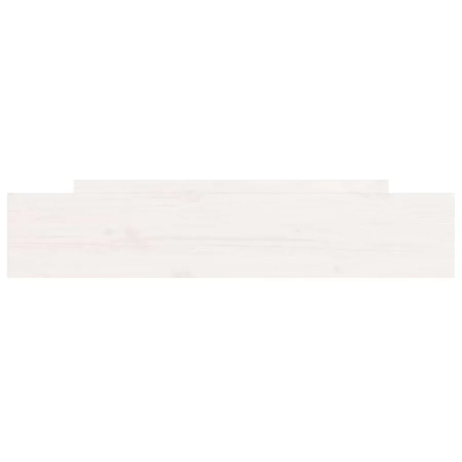 Tiroirs de lit 2 pcs blanc Bois de pin massif - 4