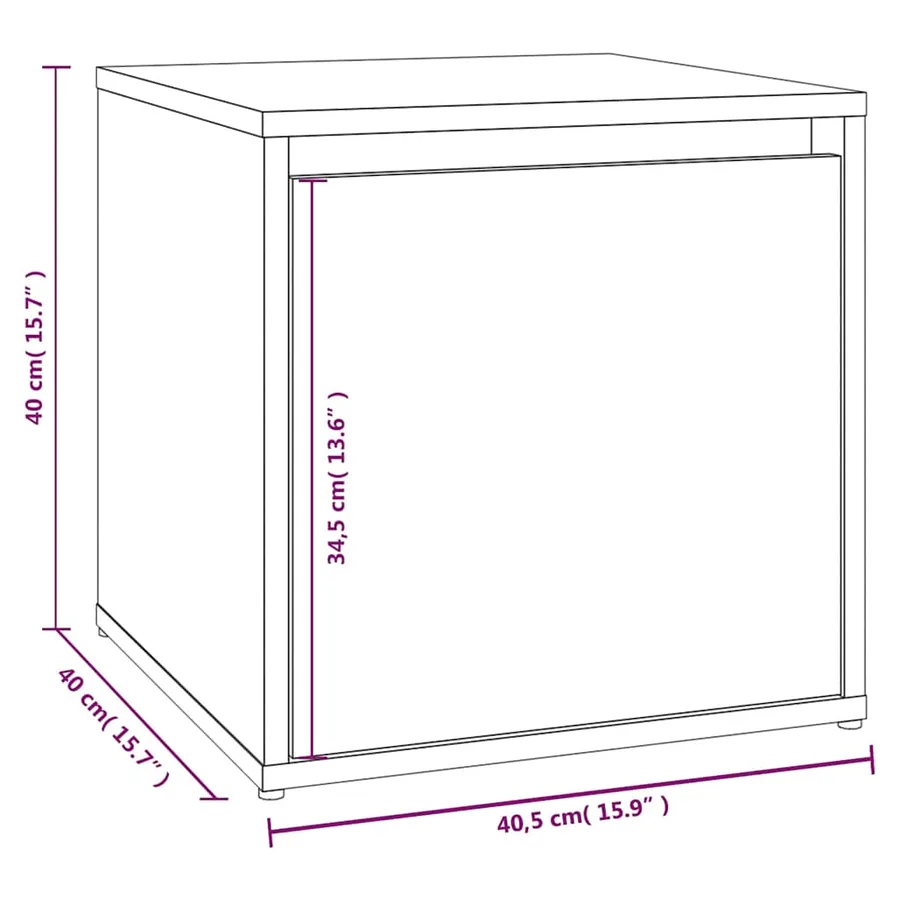 Ensemble de meubles de couloir Chêne fumé Bois d'ingénierie - 10