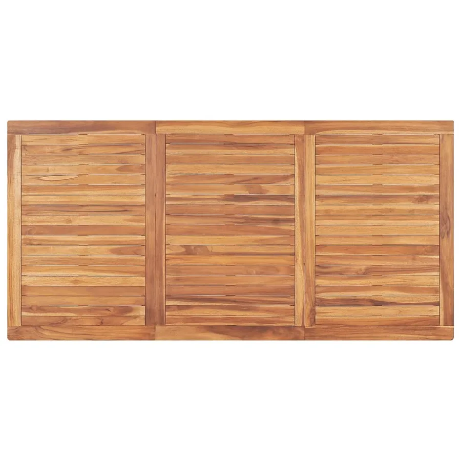Ensemble à manger de jardin 4 pcs Bois de teck massif - 10