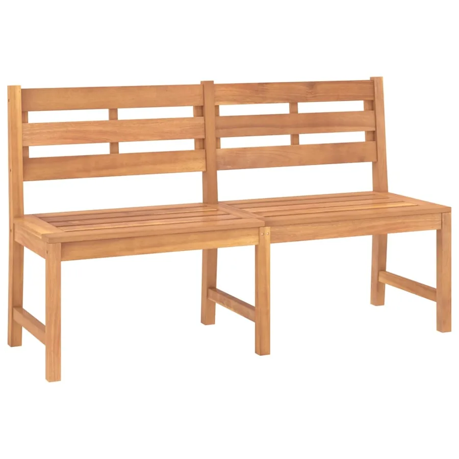 Ensemble à manger de jardin 3 pcs Bois de teck massi - 5