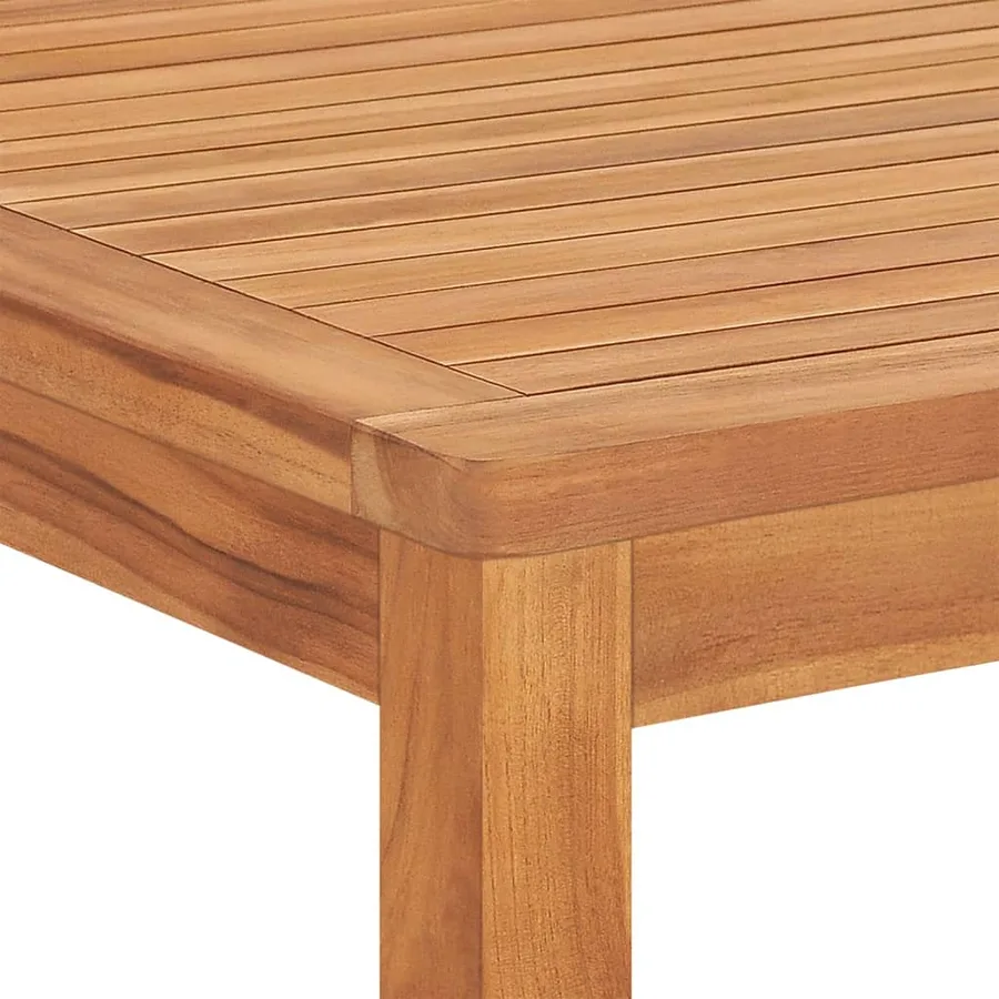 Ensemble à manger de jardin 3 pcs Bois de teck massi - 9