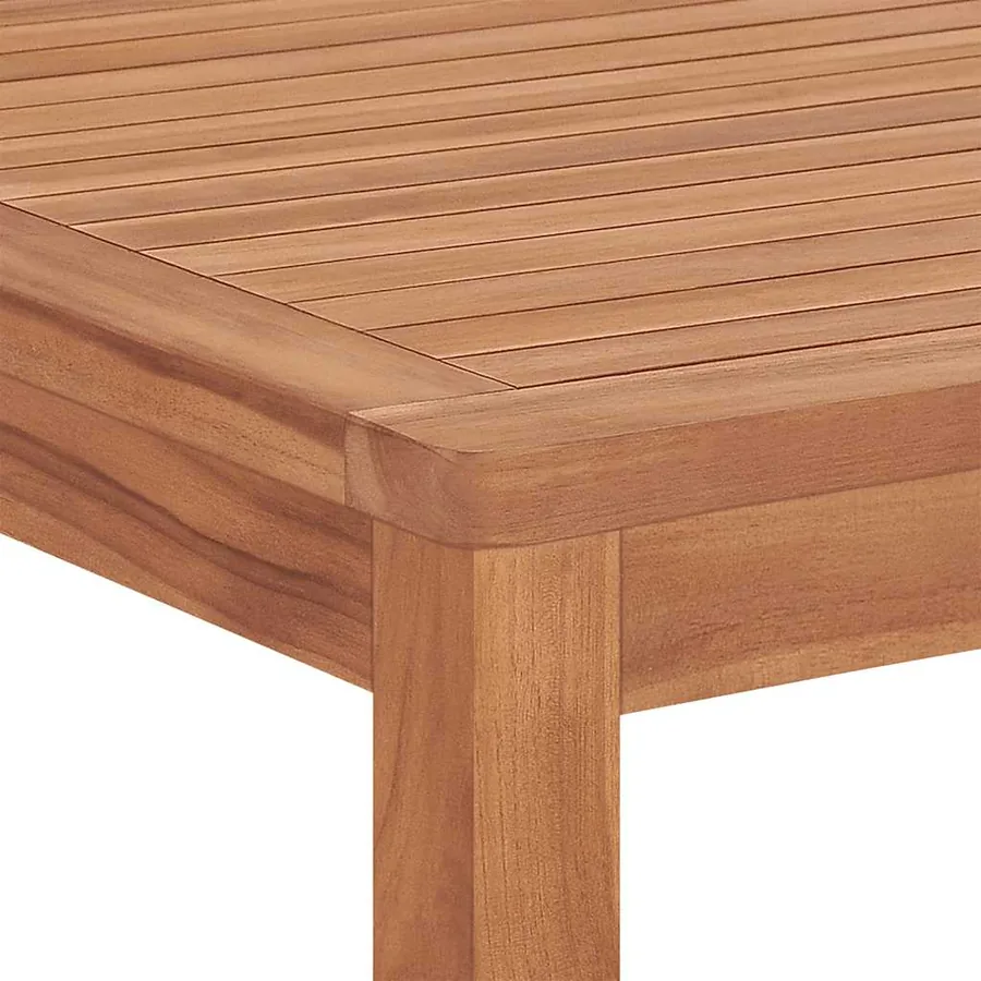 Ensemble à manger de jardin 9 pcs Bois de teck solide - 8