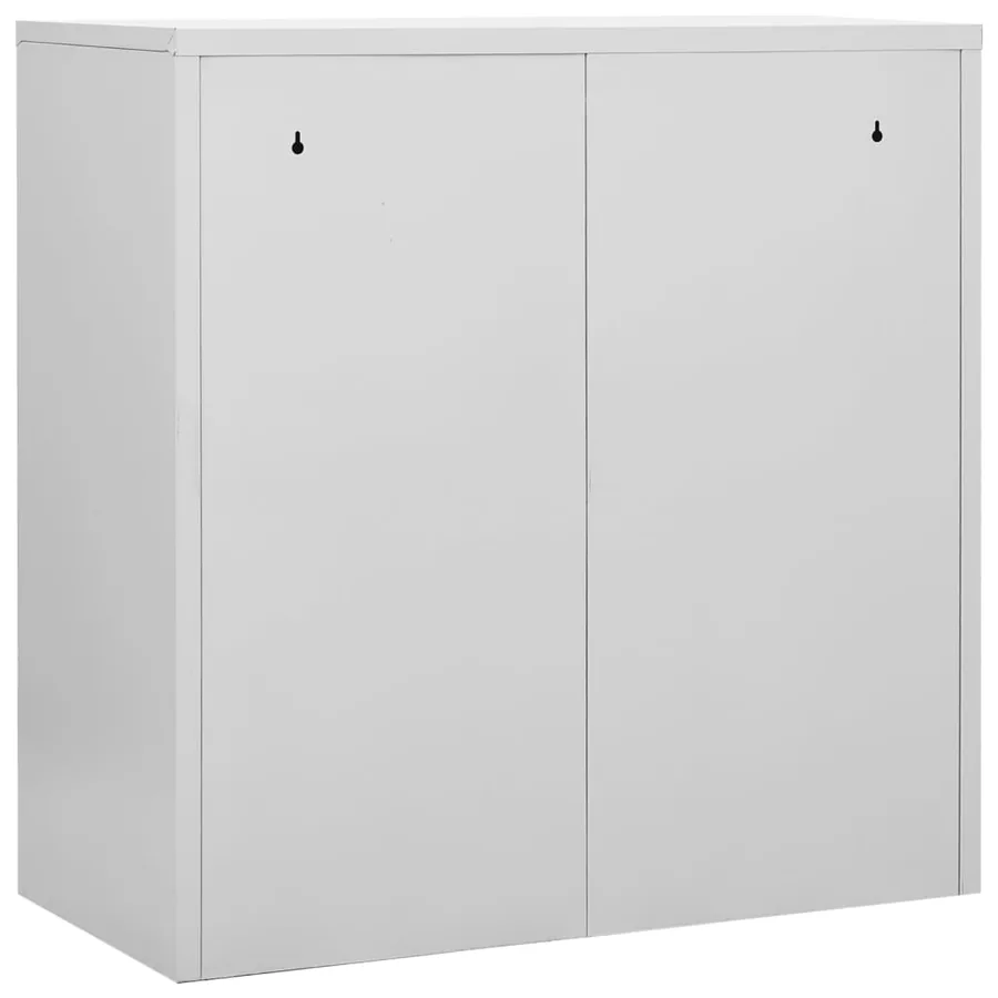 Armoires à casiers 2 pcs Gris clair et bleu 90x45x92,5 cm Acier - 5
