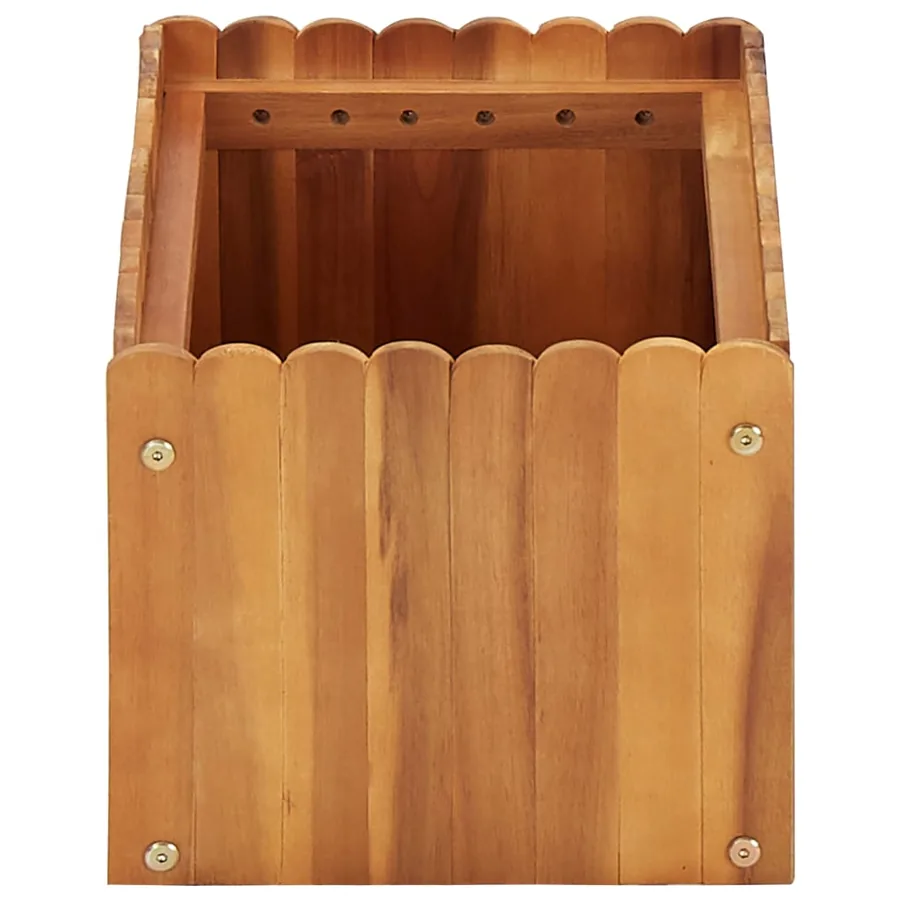 Lit surélevé de jardin 50x30x25 cm Bois massif d'acacia - 3