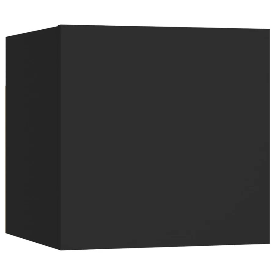 Ensemble de meubles TV 6 pcs Noir Bois d'ingénierie - 5