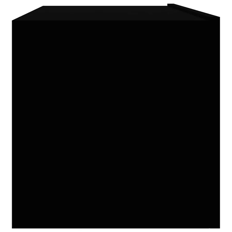 Meuble TV Noir 100x30x30 cm Bois d’ingénierie - 6