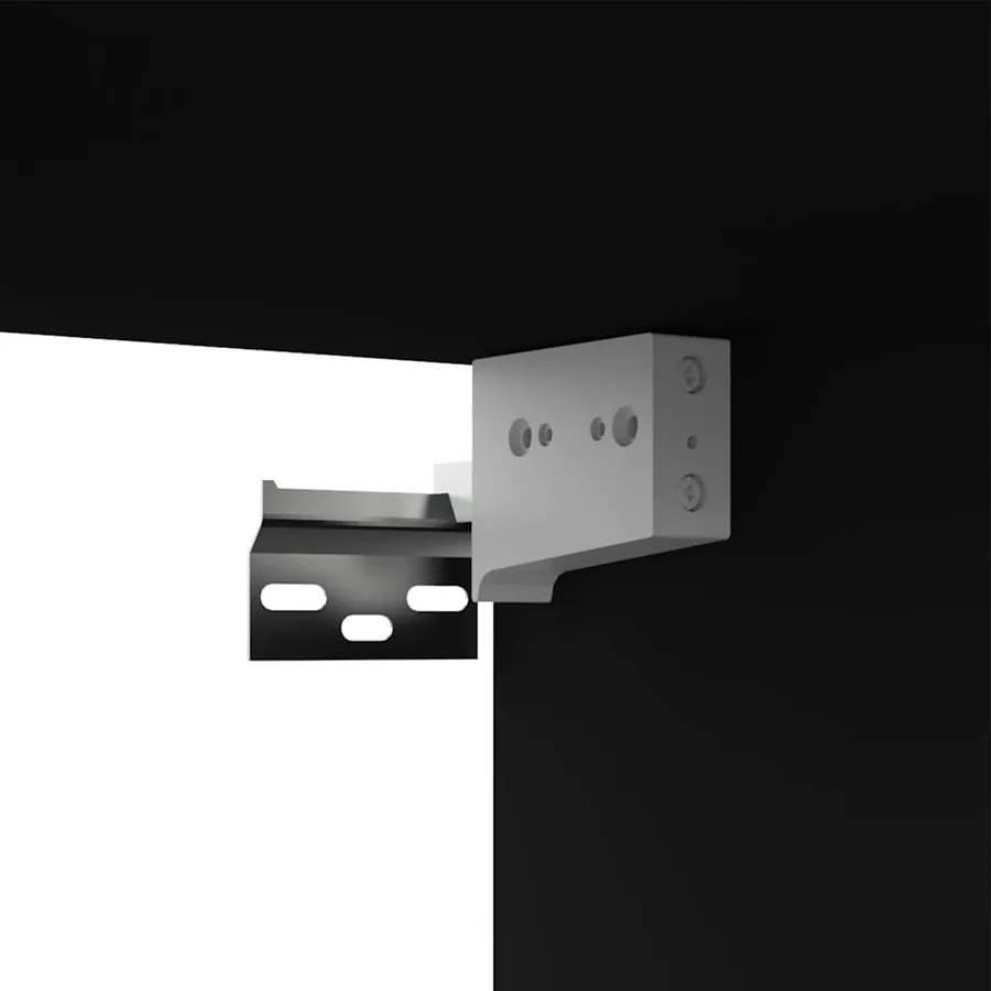 Meuble TV Noir 100x30x30 cm Bois d’ingénierie - 7
