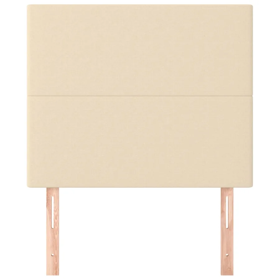 Tête de lit Crème 100x5x118/128 cm Tissu - 3