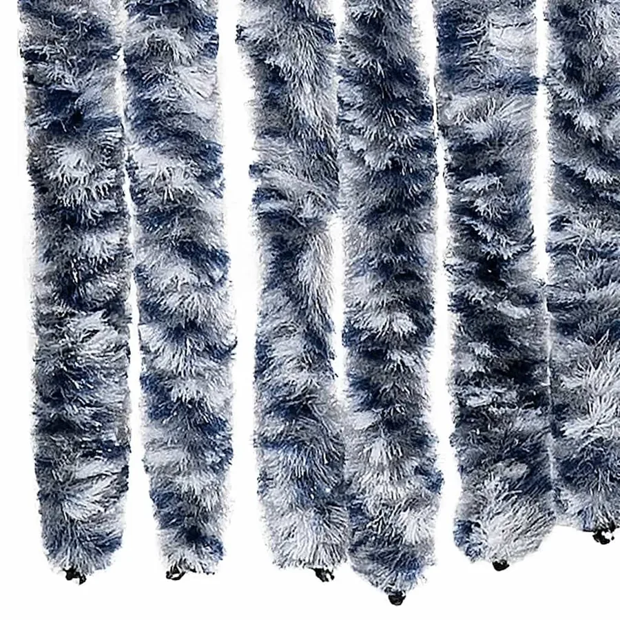 Moustiquaire Bleu et blanc 56x200 cm Chenille - 5