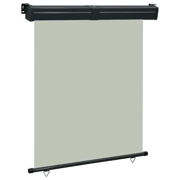 Auvent latéral de balcon 145x250 cm Gris