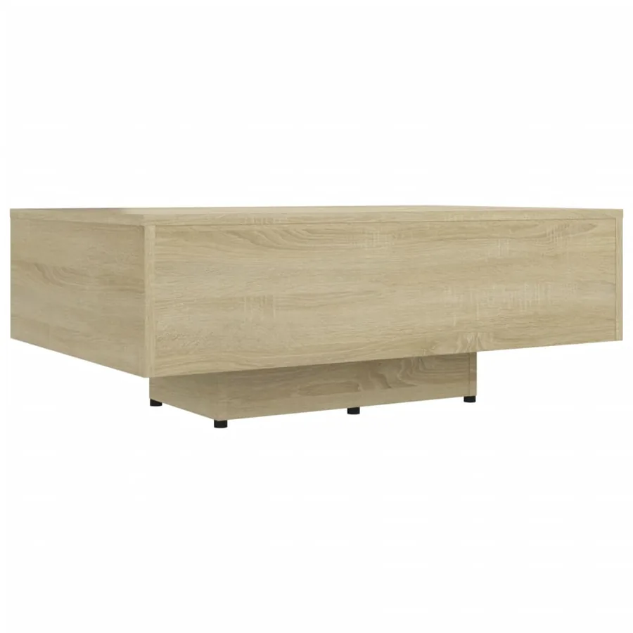 Table basse Chêne sonoma 85x55x31 cm Bois d'ingénierie - 2