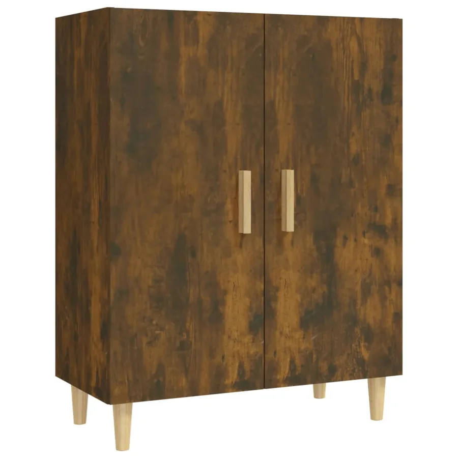 Buffet Chêne fumé 70x34x90 cm Bois d'ingénierie - 2
