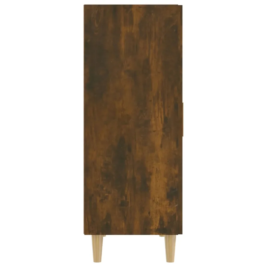 Buffet Chêne fumé 70x34x90 cm Bois d'ingénierie - 4