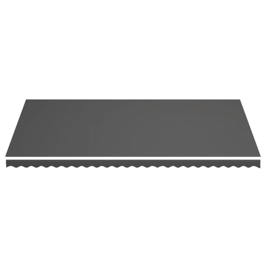 Tissu de remplacement pour auvent anthracite 6x3,5 m polyester - 3