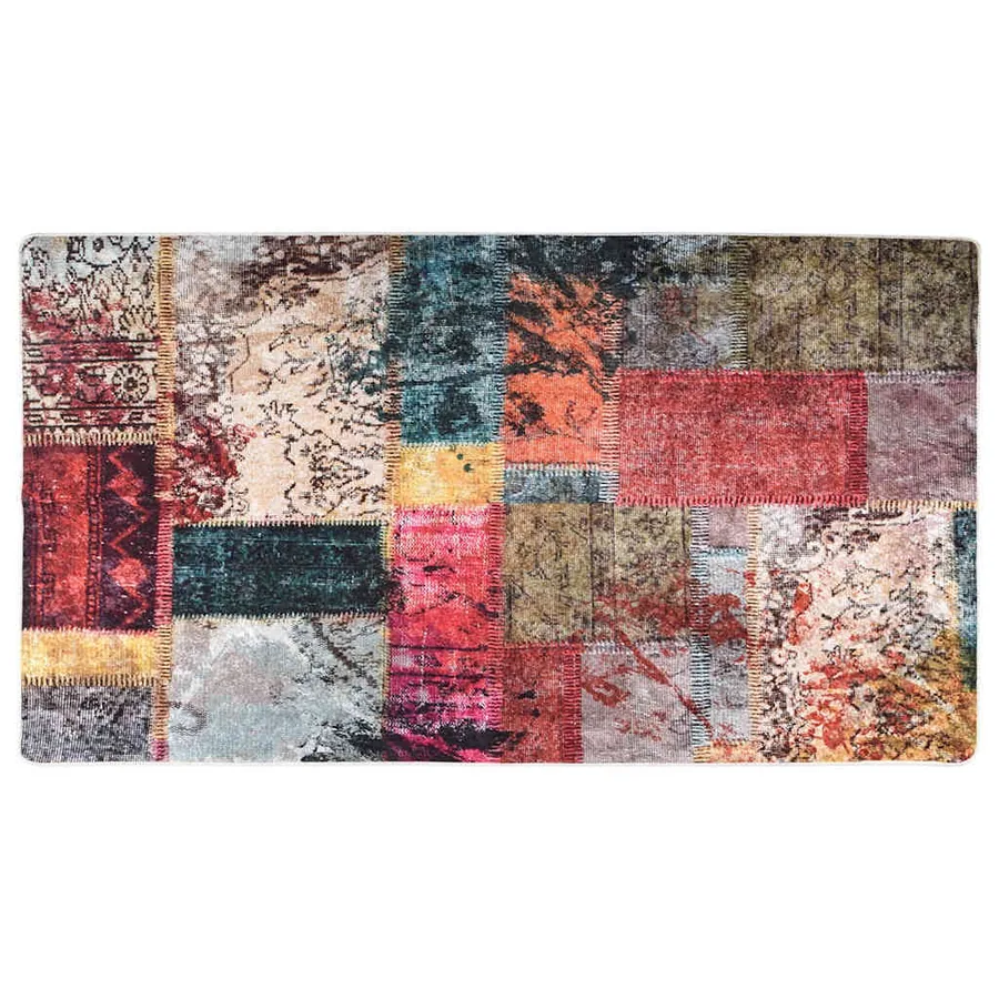 Tapis lavable Patchwork 190x300 cm multicolore - 2