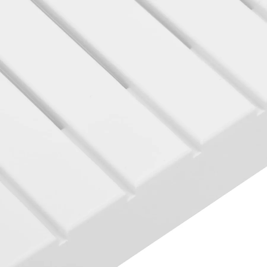 Salon de jardin 4 pcs avec coussins Plastique Blanc - 6