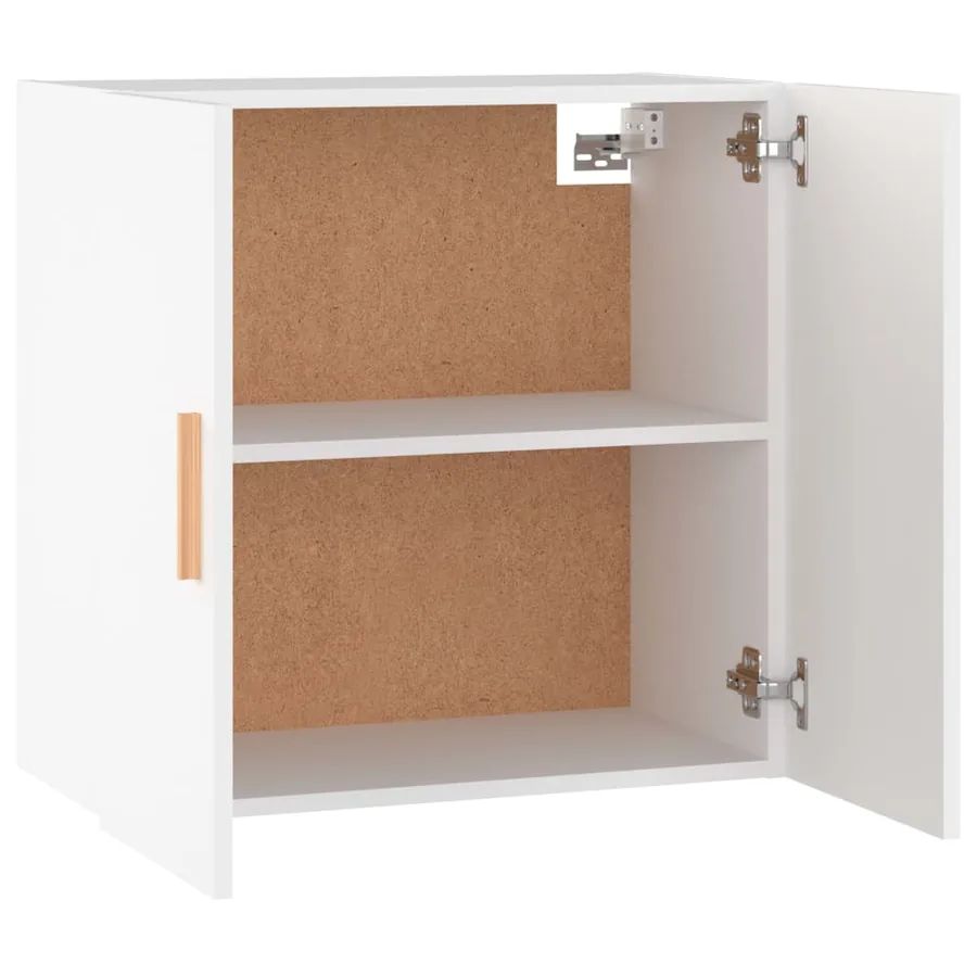 Armoire murale Blanc 60x30x60 cm Bois d'ingénierie - 8