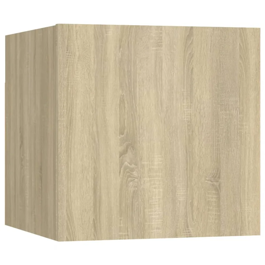 Ensemble de meuble TV 7 pcs Chêne sonoma Bois d'ingénierie - 6