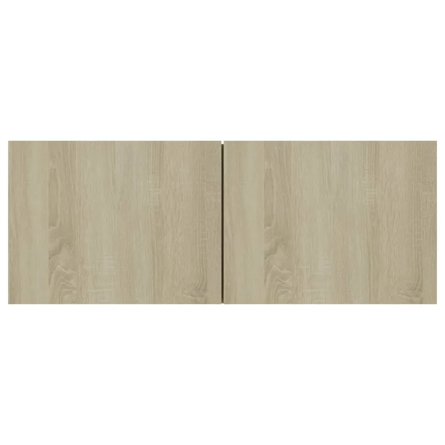 Meubles TV 3 pcs Chêne sonoma Bois d'ingénierie - 4