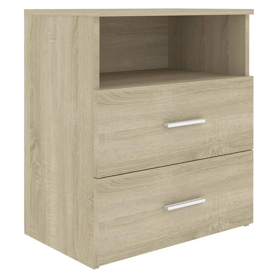 Table de chevet Chêne sonoma 50x32x60 cm - 2