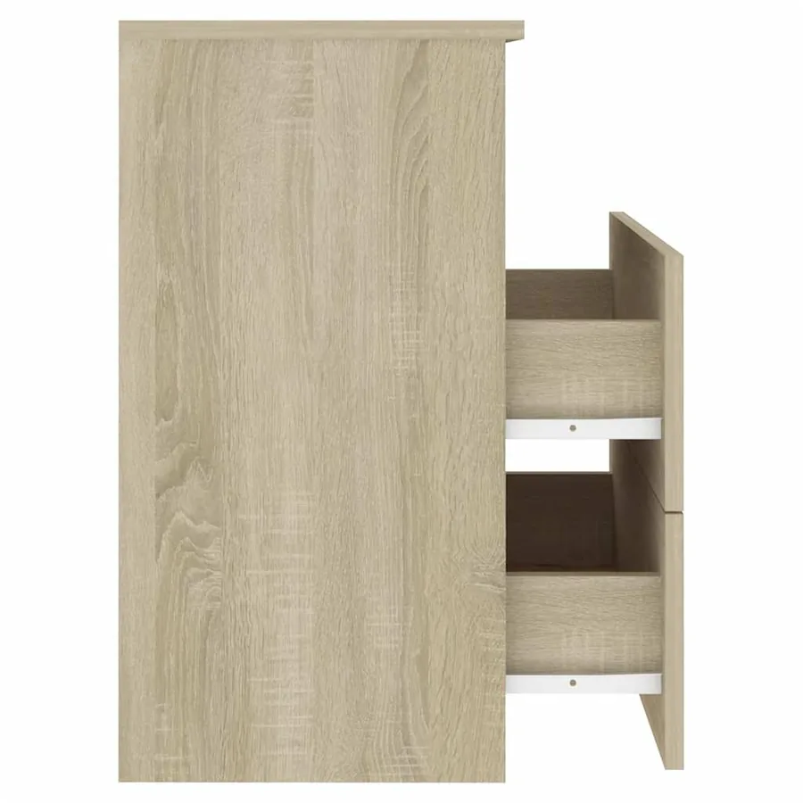 Table de chevet Chêne sonoma 50x32x60 cm - 6