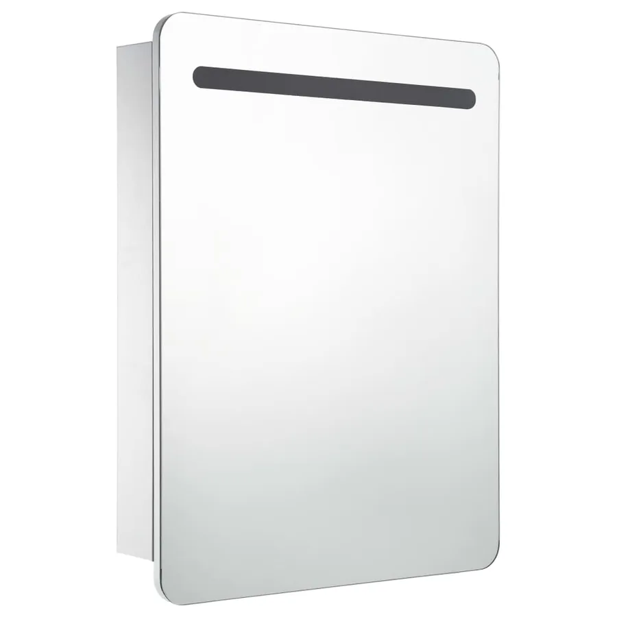 Armoire de salle de bain à miroir LED 60x11x80 cm - 3