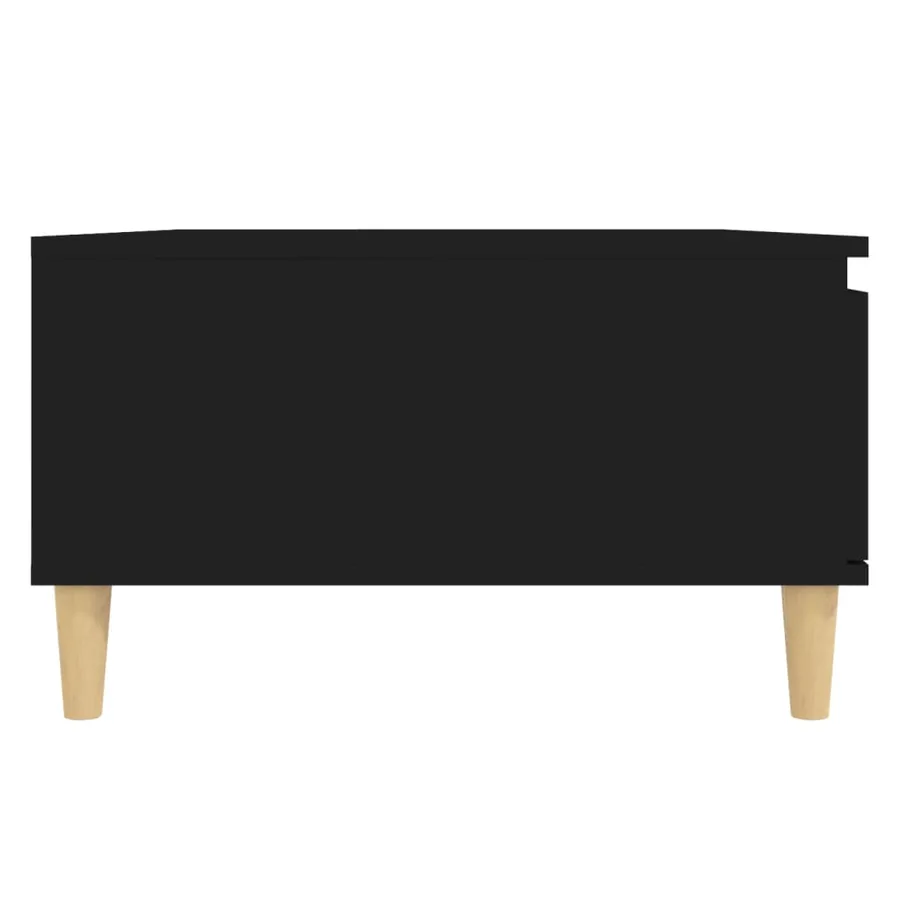 Table basse noir 90x60x35 cm bois d'ingénierie - 7