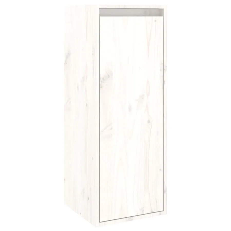 Meubles TV 4 pcs Blanc Bois massif de pin - 7