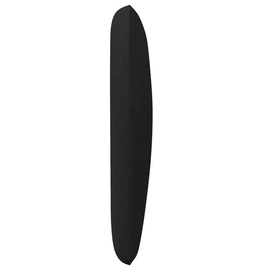 Oreille de tête de lit Noir 40 x 23 x 6 cm tissu - 6