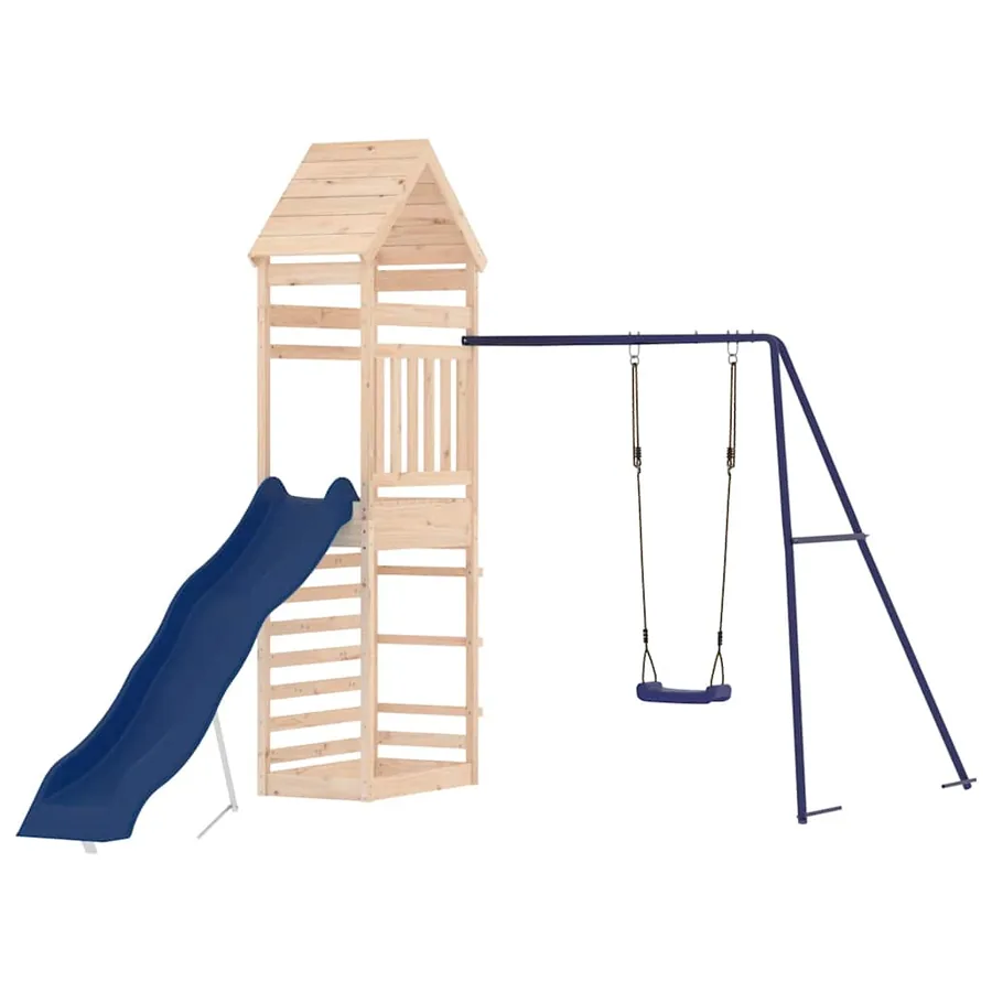 Aire de jeux d'extérieur bois de pin massif - 2