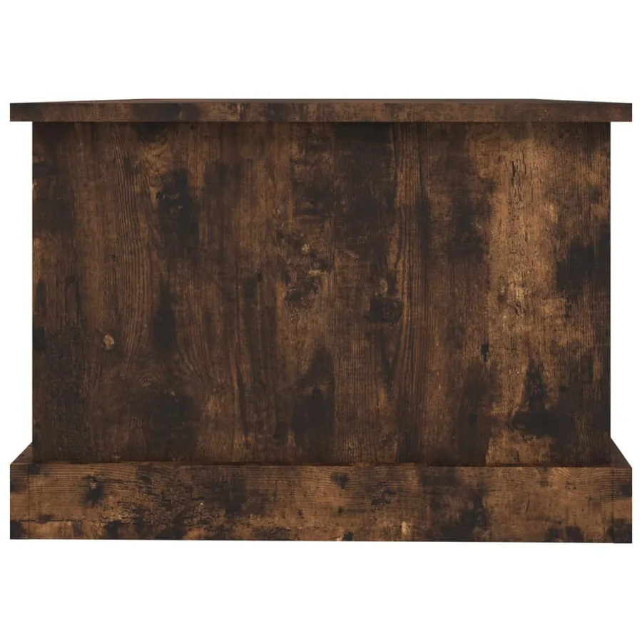 Table basse Chêne fumé 90x50x35 cm Bois d'ingénierie - 8