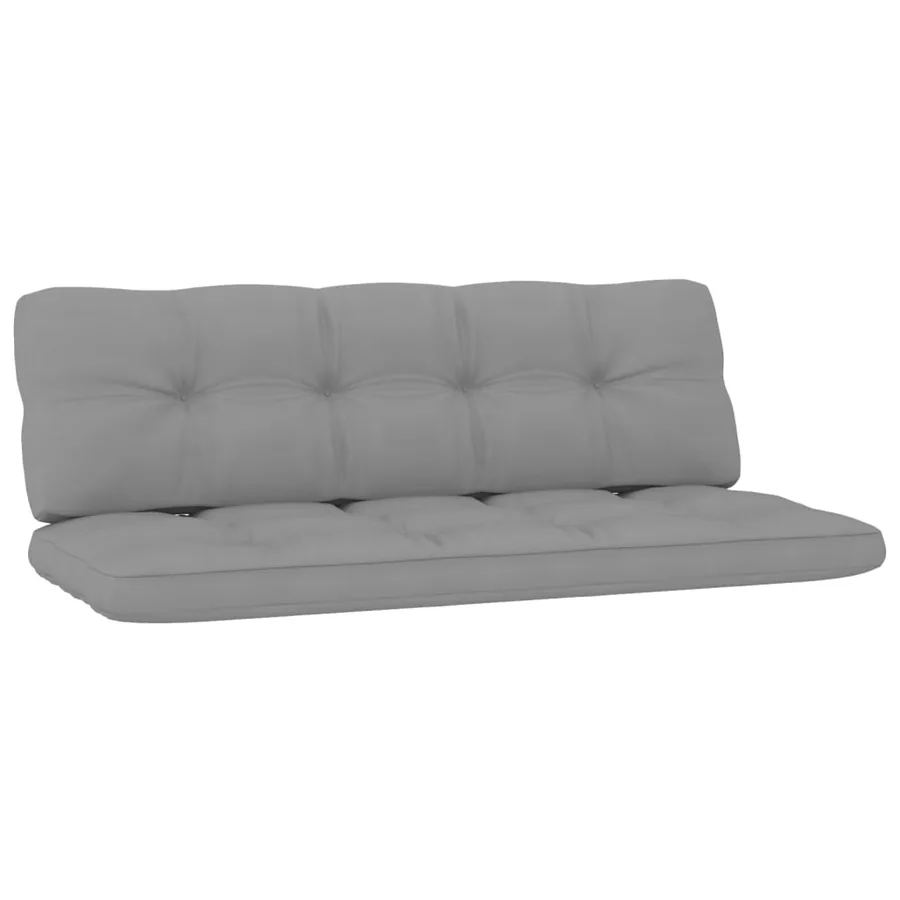 Salon de jardin 3 pcs avec coussins bois de pin imprégné - 4