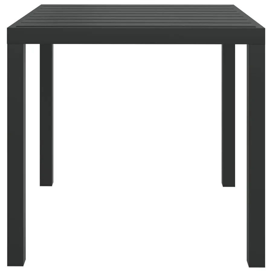 Ensemble à dîner de jardin avec coussins 5 pcs poly rotin noir - 14