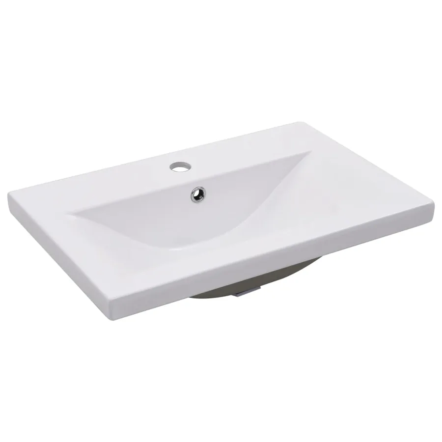 Ensemble de meubles de salle de bain Blanc Aggloméré - 12