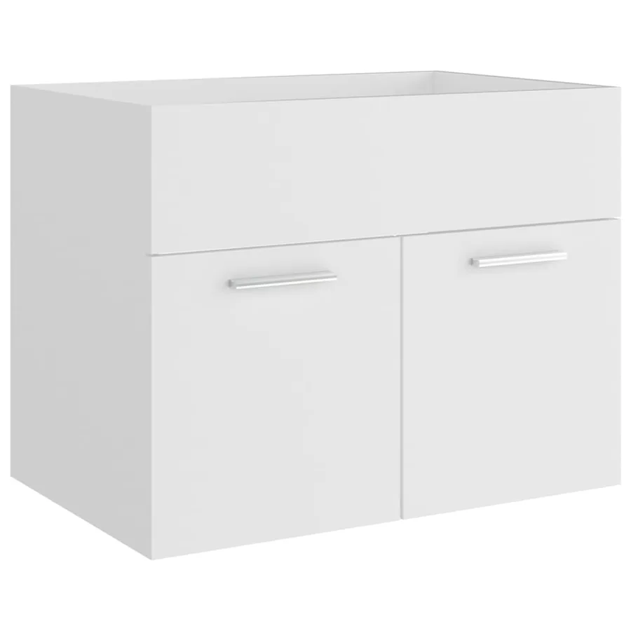 Ensemble de meubles de salle de bain Blanc Aggloméré - 11