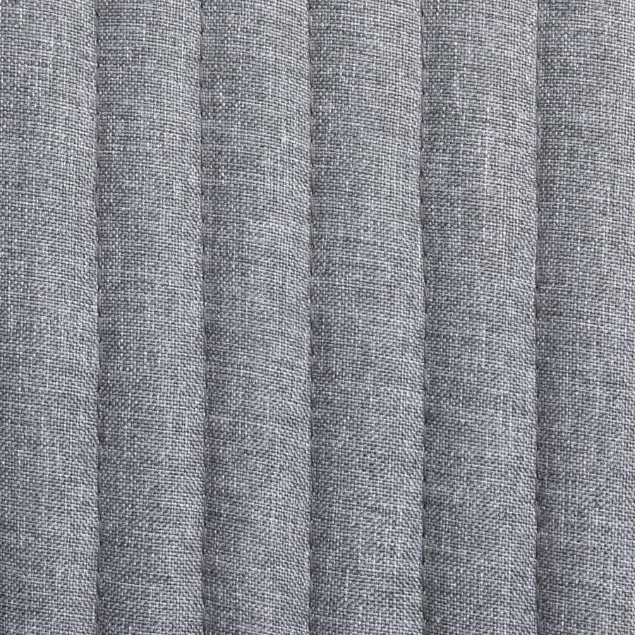 Chaises à manger lot de 6 gris clair tissu - 7