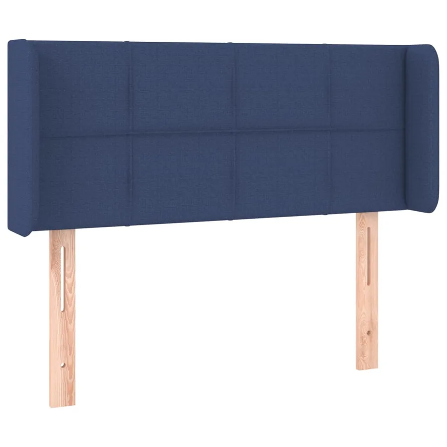 Tête de lit à LED Bleu 103x16x78/88 cm Tissu - 3
