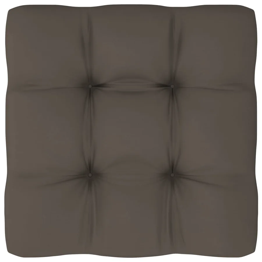 Pouf palette de jardin Bois de pin imprégné de blanc - 7