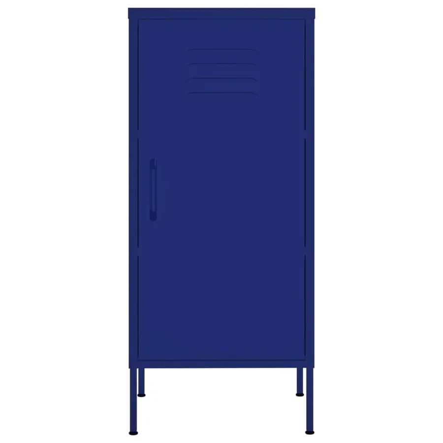 Armoire de rangement Bleu marine 42,5x35x101,5 cm Acier - 3