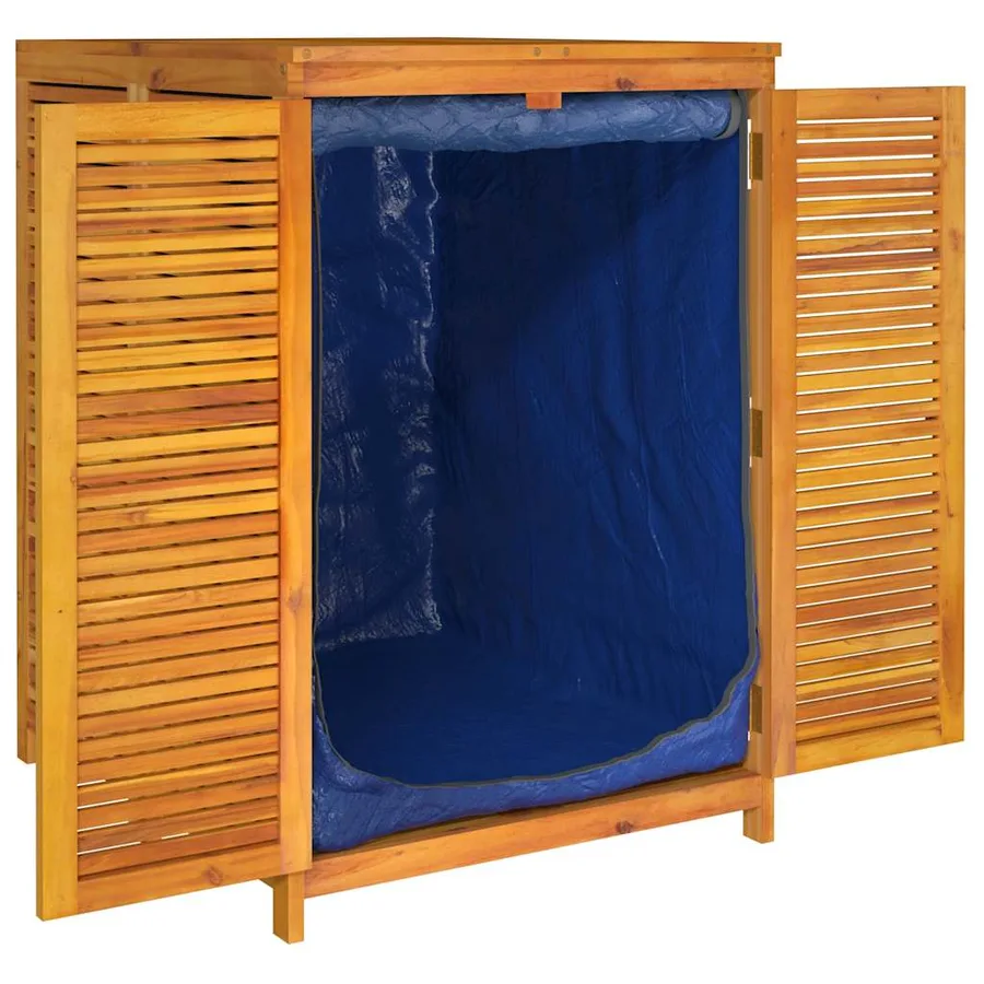 Boîte de rangement de jardin 70x87x104 cm bois massif d'acacia - 4