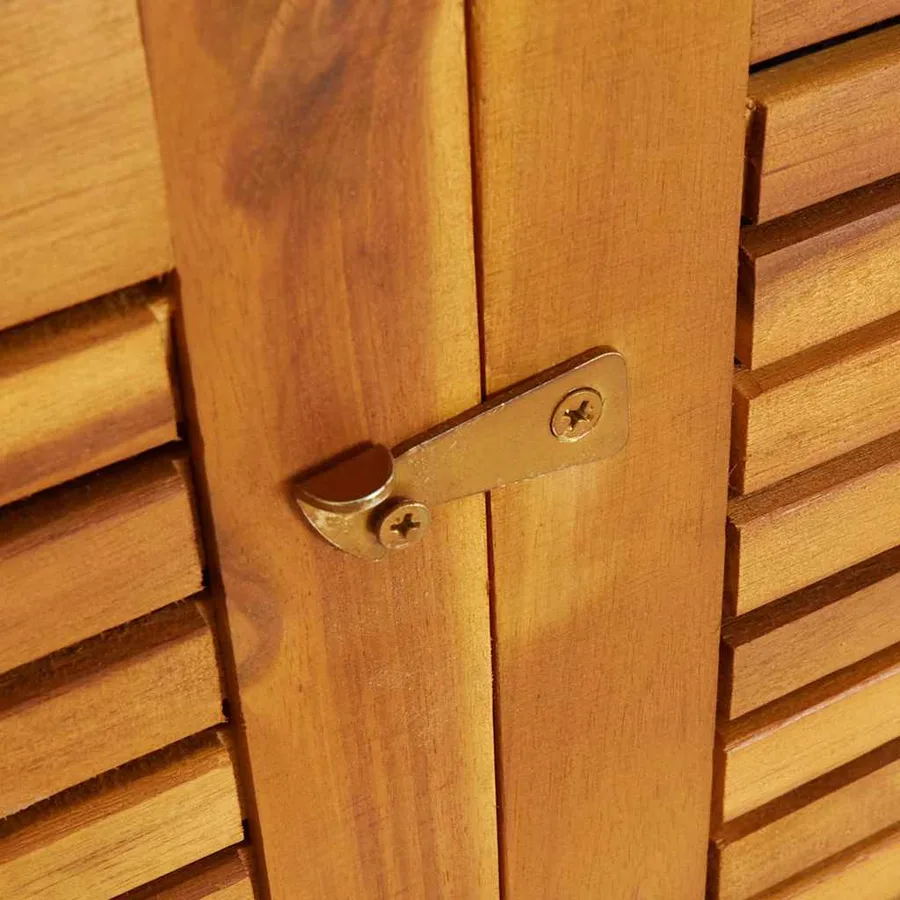 Boîte de rangement de jardin 70x87x104 cm bois massif d'acacia - 8