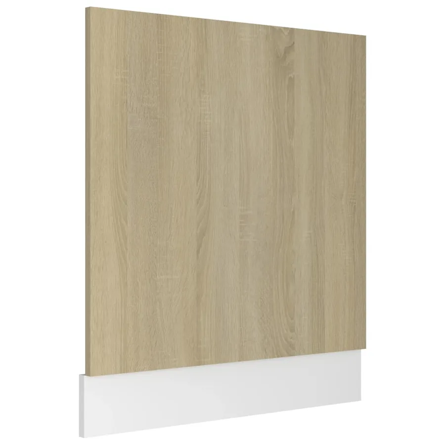 Panneau de lave-vaisselle "Lyon" Chêne Sonoma 59,5 x 3 x 67 cm Bois d'ingénierie - 2