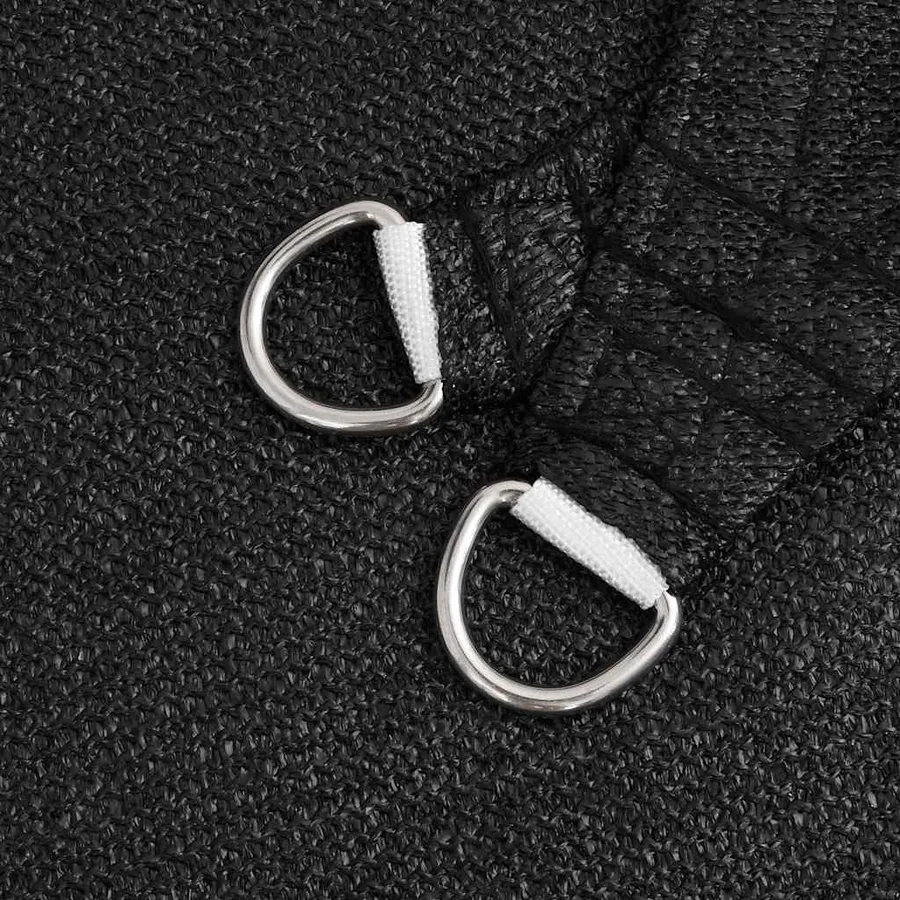Voile d'ombrage 160 g/m² Noir 5x8 m PEHD - 5