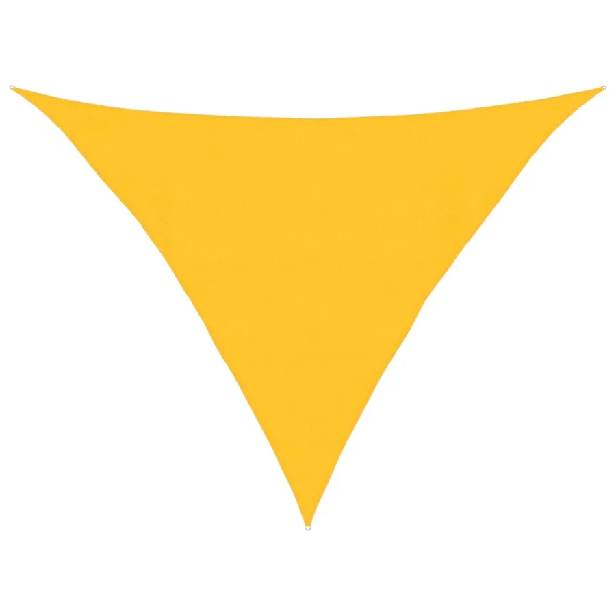Voile d'ombrage 160 g/m² Jaune 4x4x5,8 m PEHD - 2
