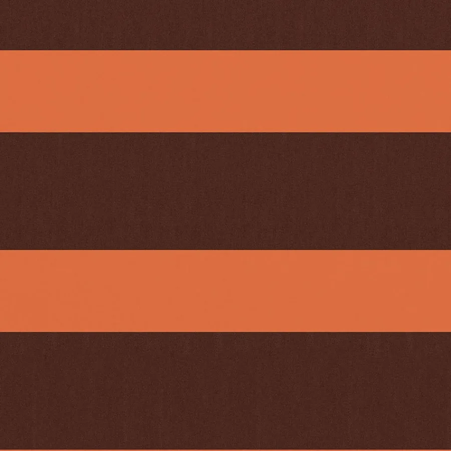 Écran de balcon Orange et marron 120x400 cm Tissu Oxford - 2