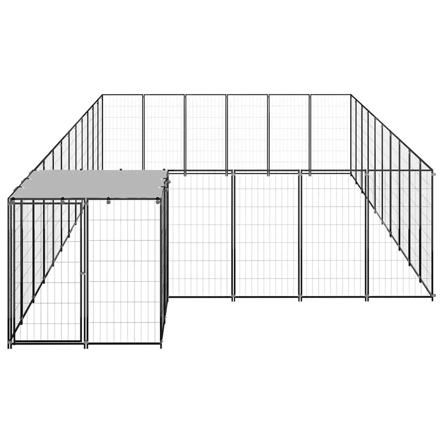 Chenil Noir 19,36 m² Acier - 3