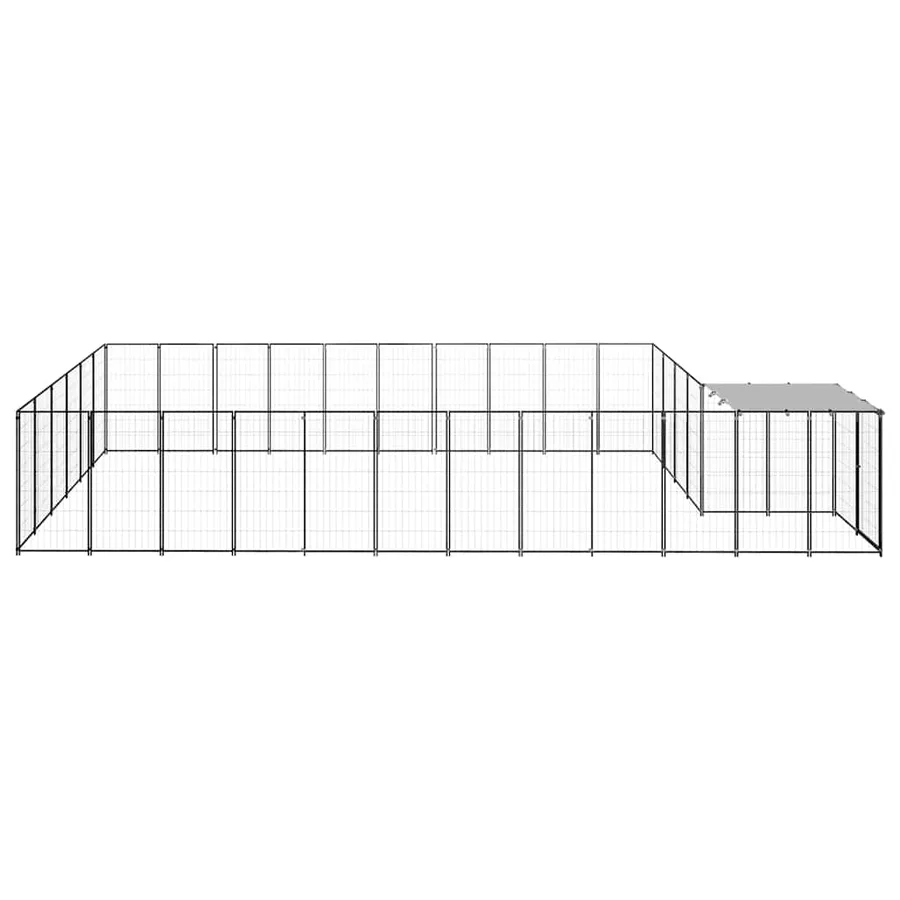 Chenil Noir 19,36 m² Acier - 4