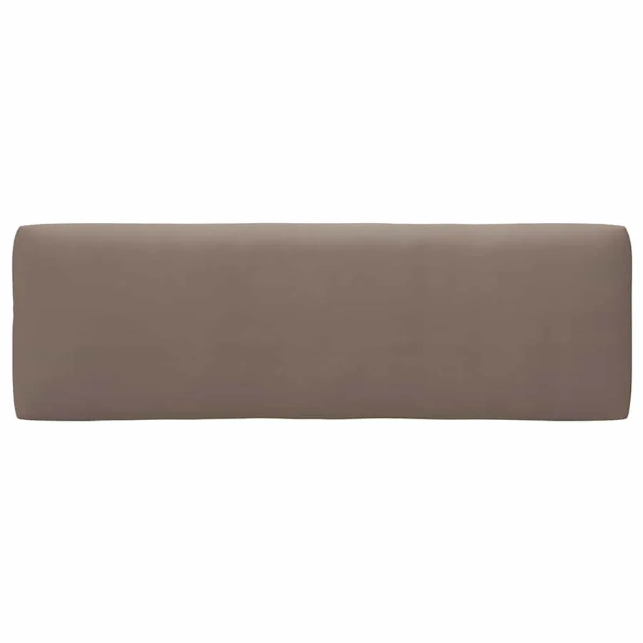 Coussins de palette lot de 3 taupe tissu - 5
